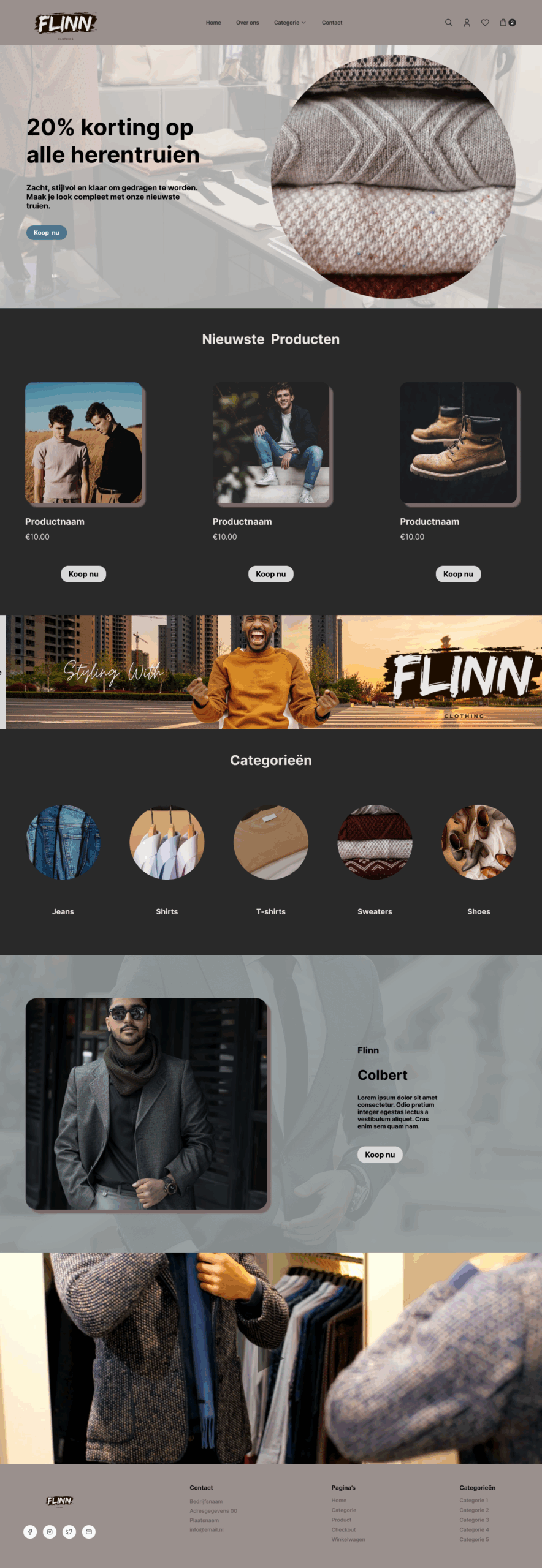 Figma ontwerp webdesign